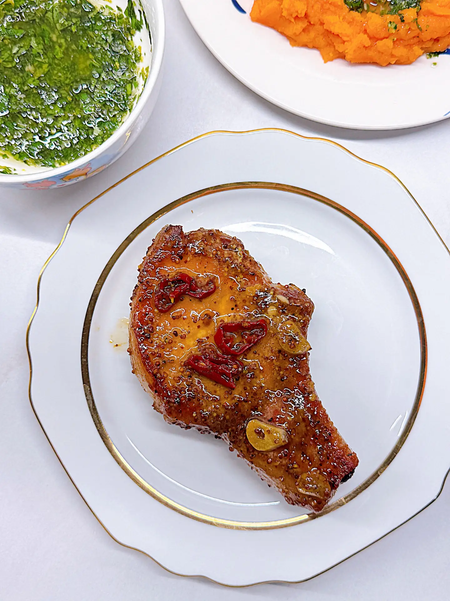 свинина у медово-гірчичному соусі