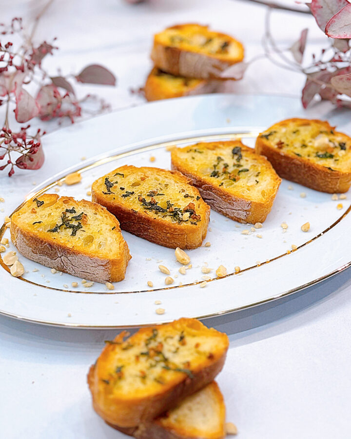 грінки часникові