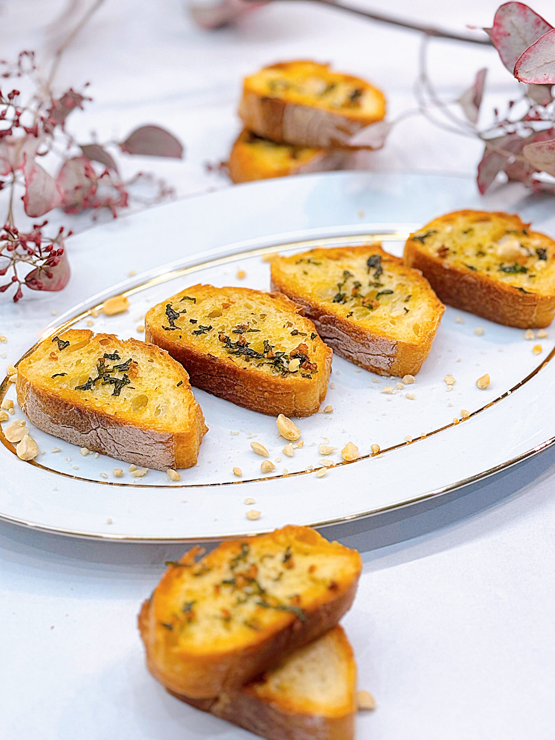 грінки часникові