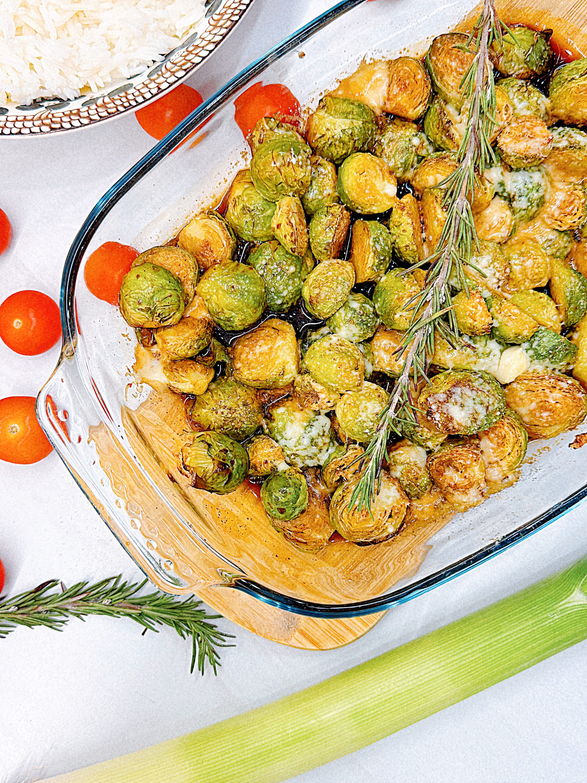 брюссельстка капуста в формі для випікання