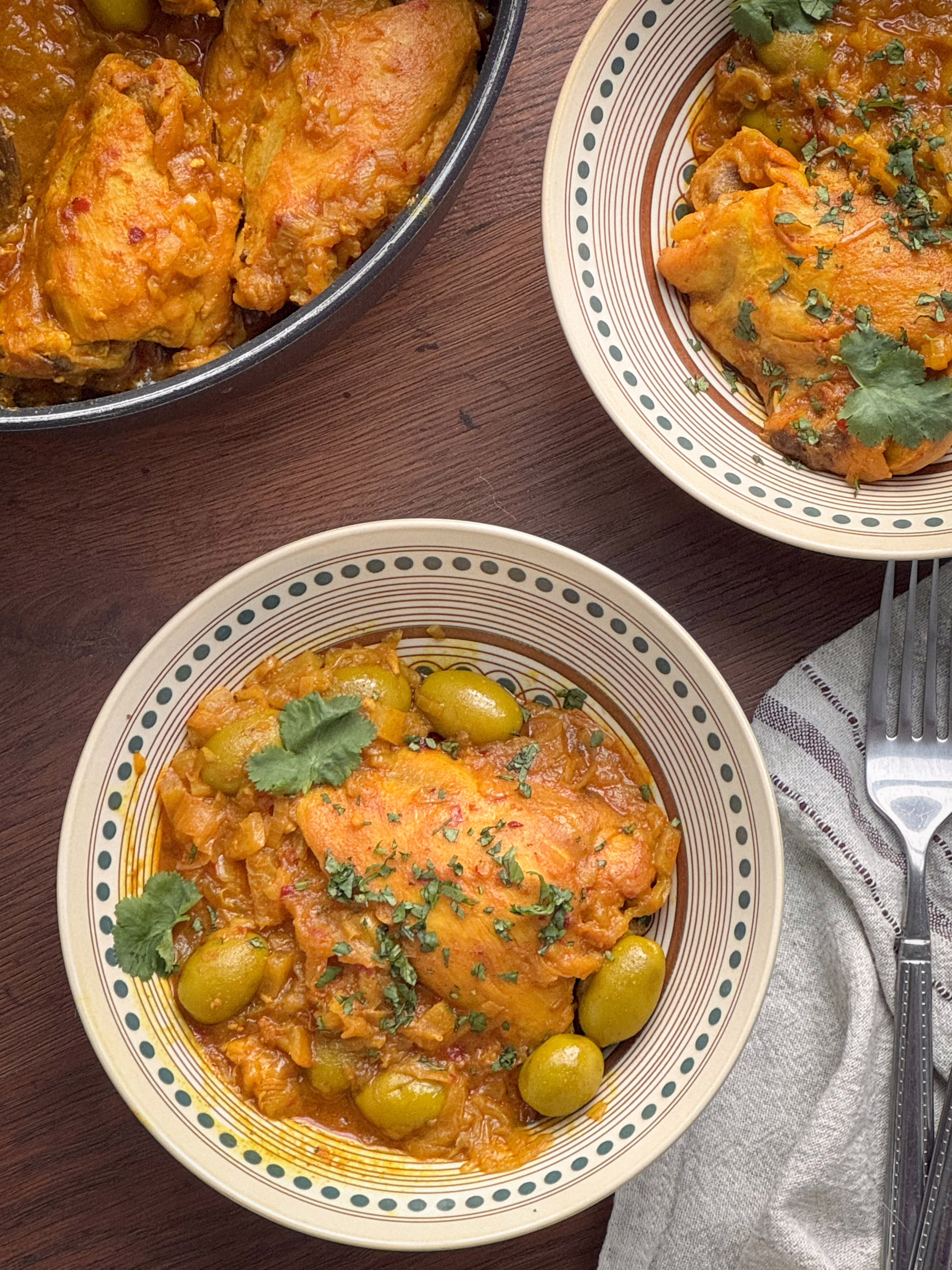 курячі стегна по-марокканськи, тажин з курки