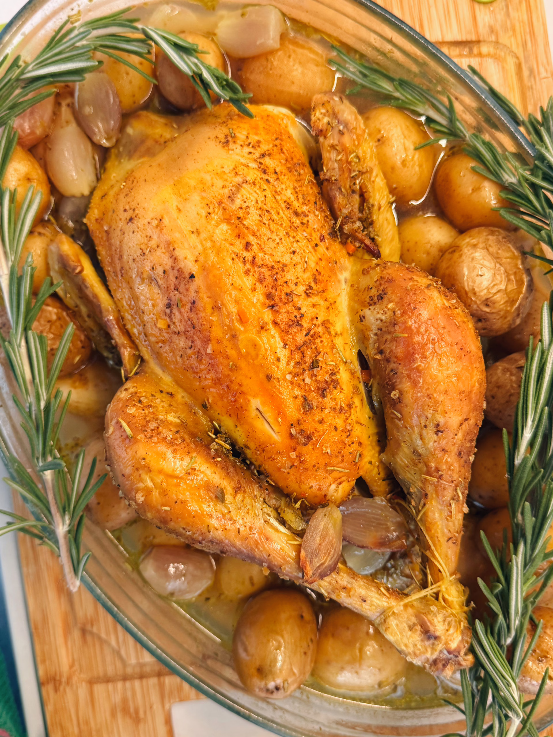 Запечена курка з лимоном