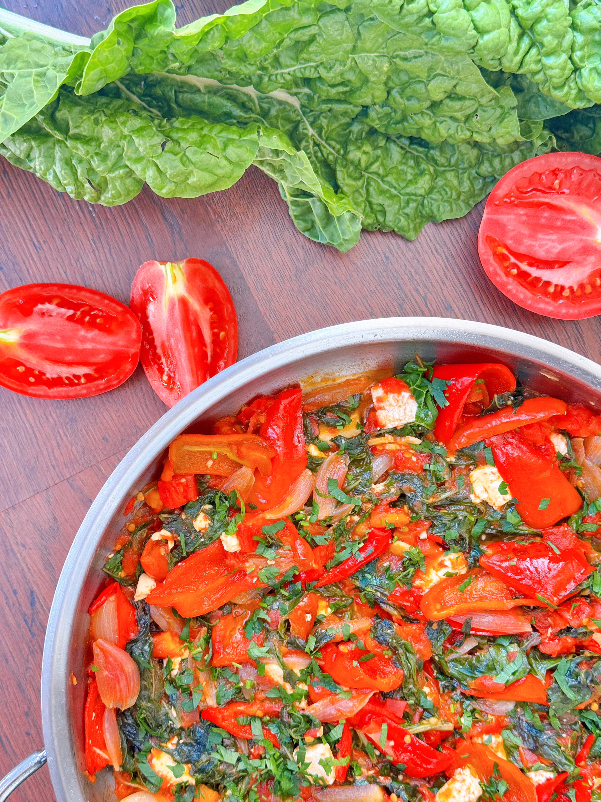 тушкований червоний перець