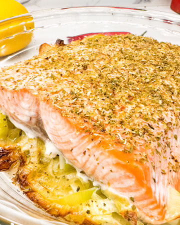 запечений лосось