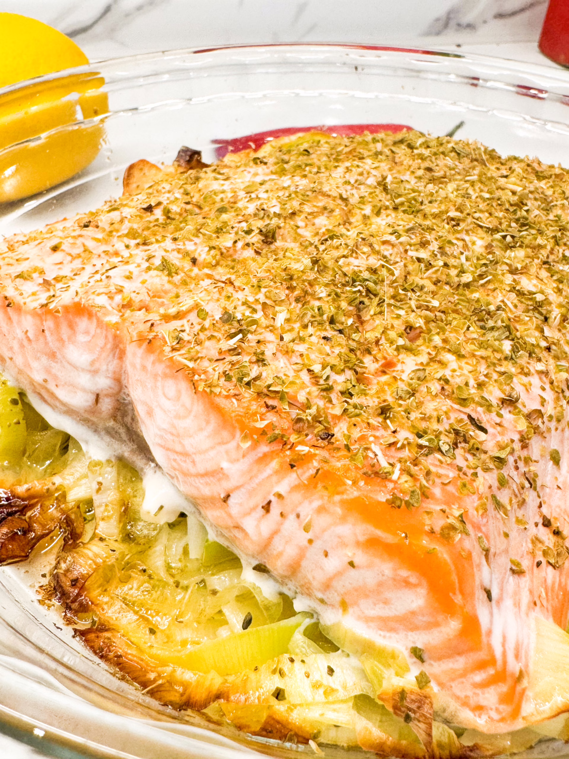 запечений лосось