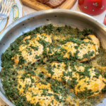 Смажена куряча грудка зі шпинатом