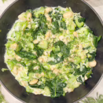 квасоля зі шпинатом